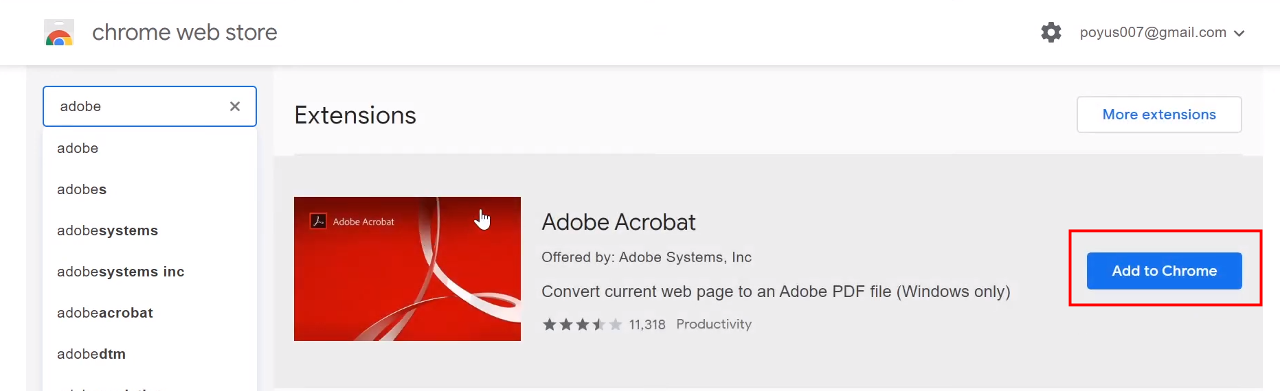 Make Adobe default PDF viewer in Chrome 1